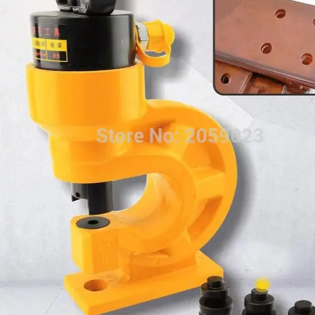 Hydraulic Hole Punching Tool 31T Hole Digger Force Puncher Smooth For Iron Plate Copper Bar Aluminum Stainless Steel