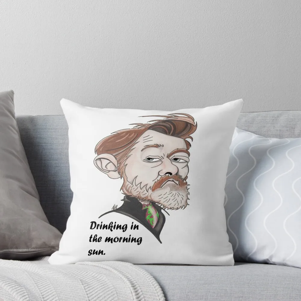 Guy Garvey caricature Throw Pillow Cushion Cover Decorative Sofa Cushion Sofa Cushions Covers Decorative Cover For Living Room