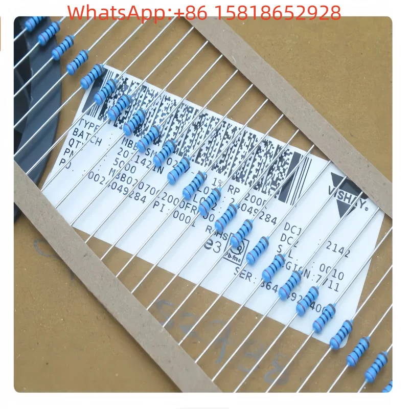 10pcs VISHAY-BC 200R MRS25 MBB0207 1% Copper Lead Metal Film Resistor