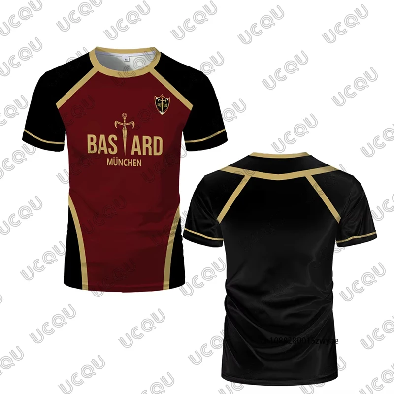 صيف جديد الأزرق قفل جيرسي باستارد ميونيخ انمي ياباني تأثيري القمم ISAGI كايسر الرجال تي شيرت الرياضة عادية الاطفال/الكبار تيز