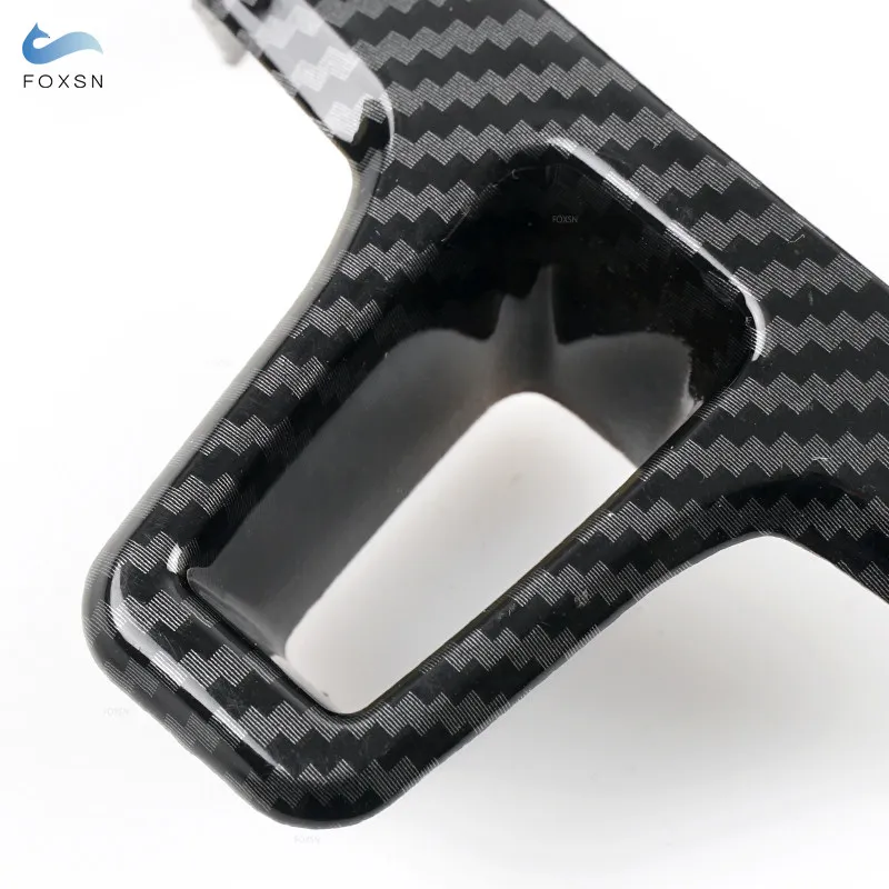 Car Accessories ABS Carbon Fiber Steering Wheel Bottom Frame Cover Trim For VW Golf 6 MK6 Passat B7 CC Tiguan Jetta Sharan Caddy
