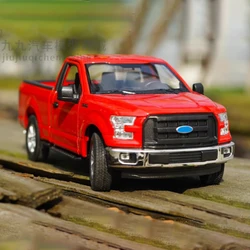 WELLY Diecast 1:24 Scale F-150 2015 Regular Cab Alloy Pickup Car Model Finished Product Simulation Toy Gift Static Model Display