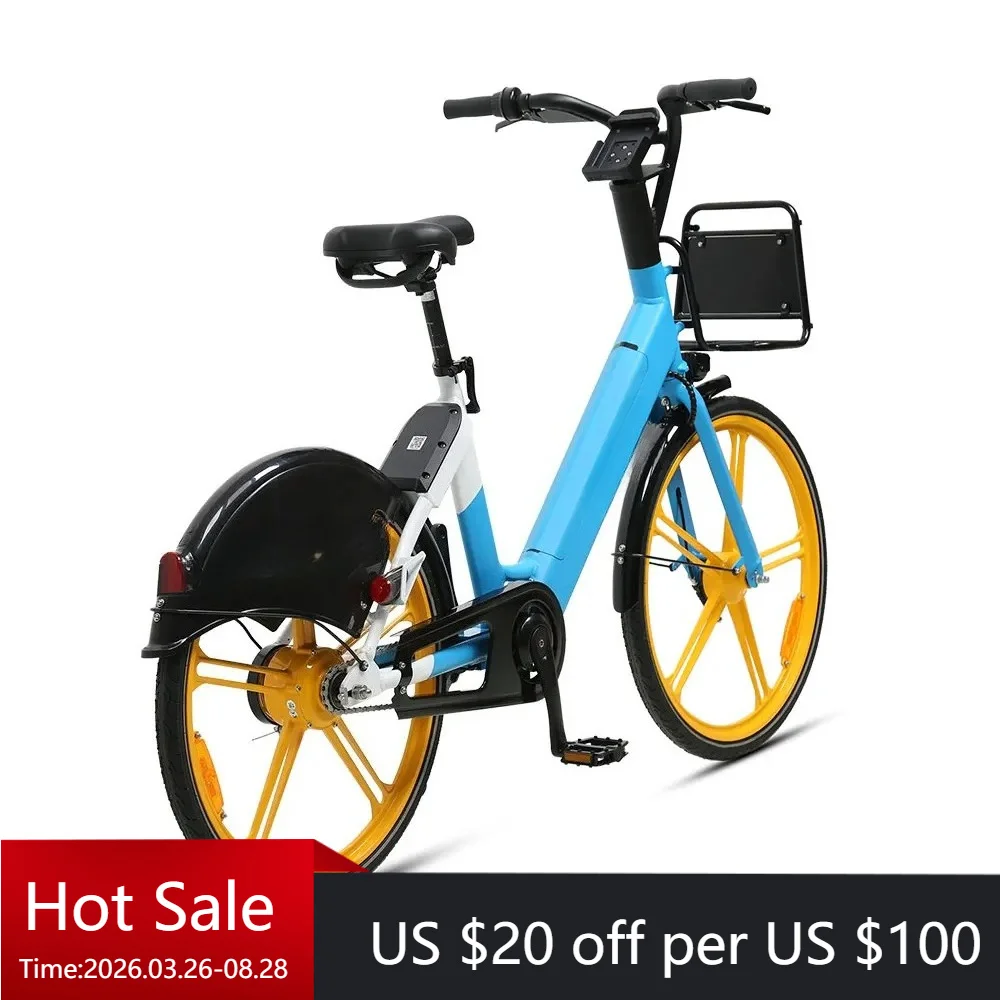 

TC TXED factory wholesale 250W portable front drum brake electronic lithium battery single speed rental system shared electric b