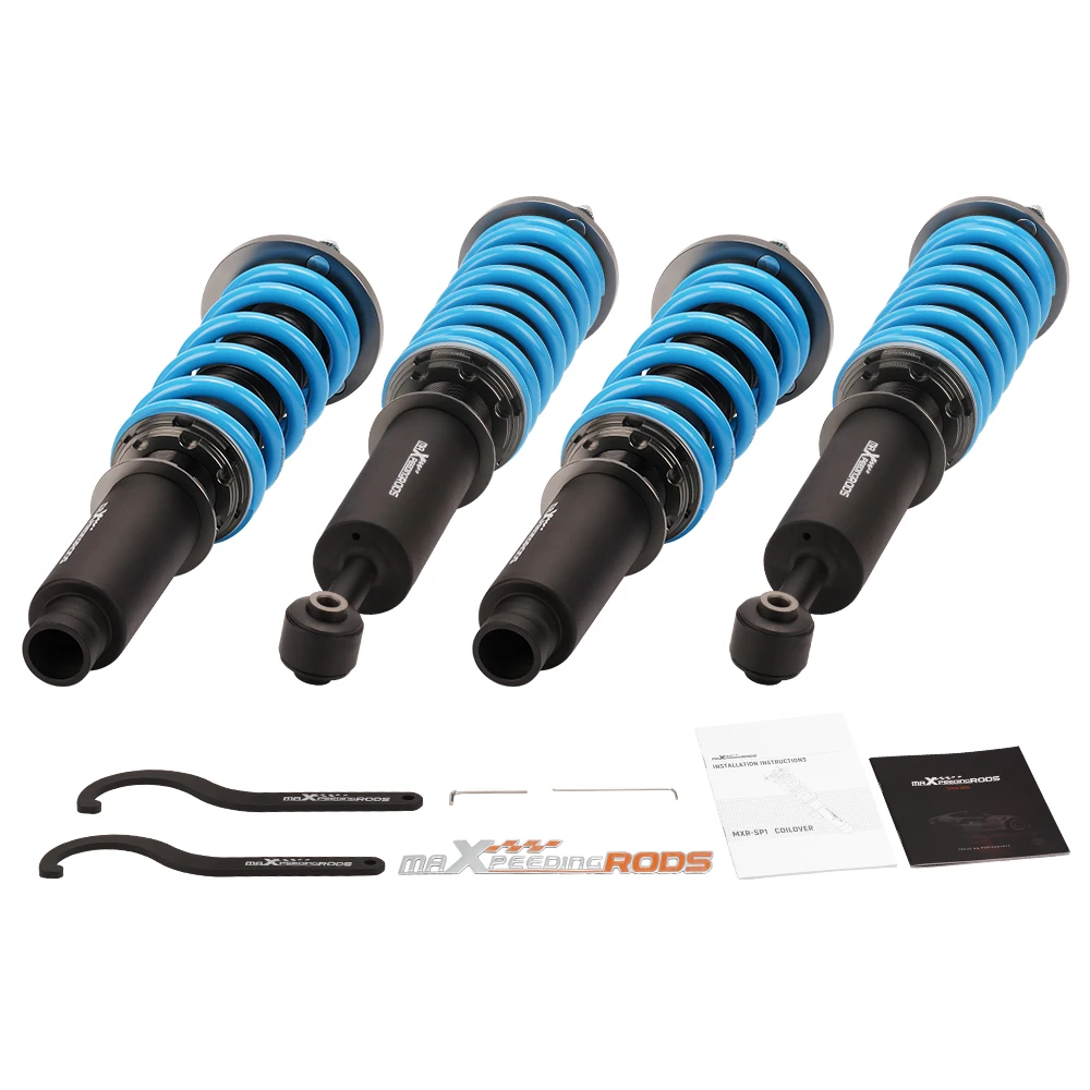 

Maxpeedingrods COT6 Coilovers Struts For Honda Accord 1998-2002 Acura TL 1999-03 Adjustable Height Coilovers Suspension Struts