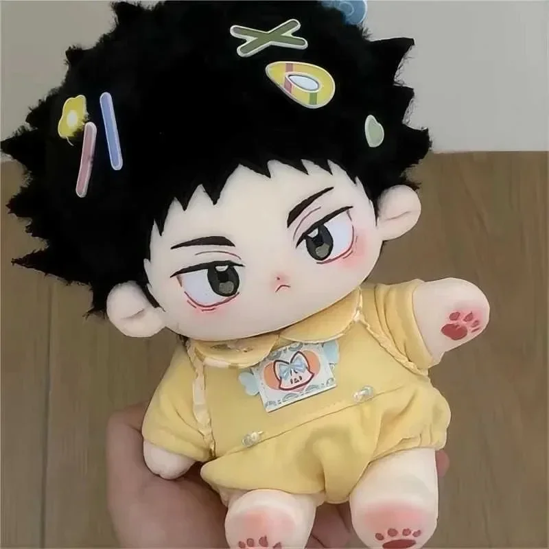 Anime Role Iwaizumi Hajime Attribute Boy Soft Plush Doll Body 20cm Cosplay Dress Up Stuffed Plushie Pillow Toys Figures Gift