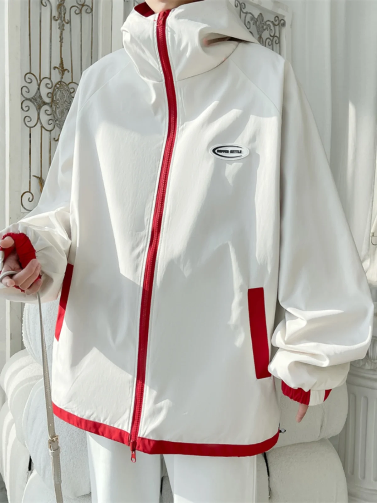 

American Sle Men's Outdoor Climbing Jaet Windproof Breathable Qui Dry Double-Sided Wearable Hiking Workwear Jaet