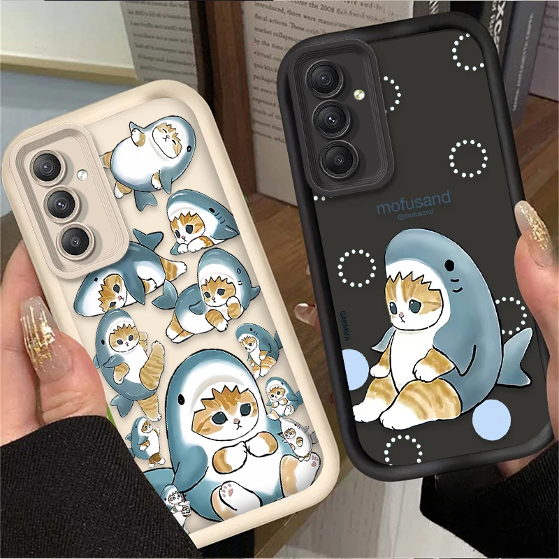 Cartoon Mofusand Cat Phone Case for Samsung Galaxy A54 A05 A05S A34 A24 A14 A53 A33 A23 A13 A52 A52S A32 A22 A12 A71 A51 A31 A50