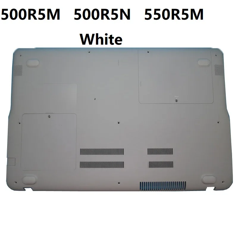 White Laptop Bottom Case For Samsung NP500R5M NP500R5N NP550R5M 500R5M 500R5N 550R5M Lower Case Base Cover New