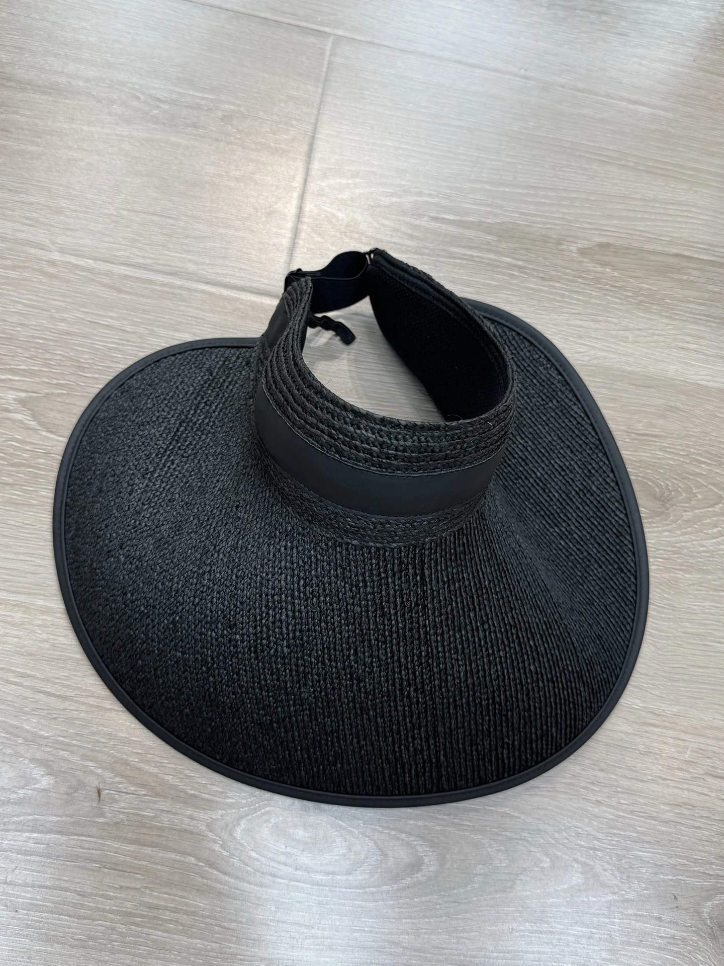 New Women'S Straw Woven Open-Top Sun Hat, Stylish And Versatile Wide-Brimmed Hat For Sun Protection.