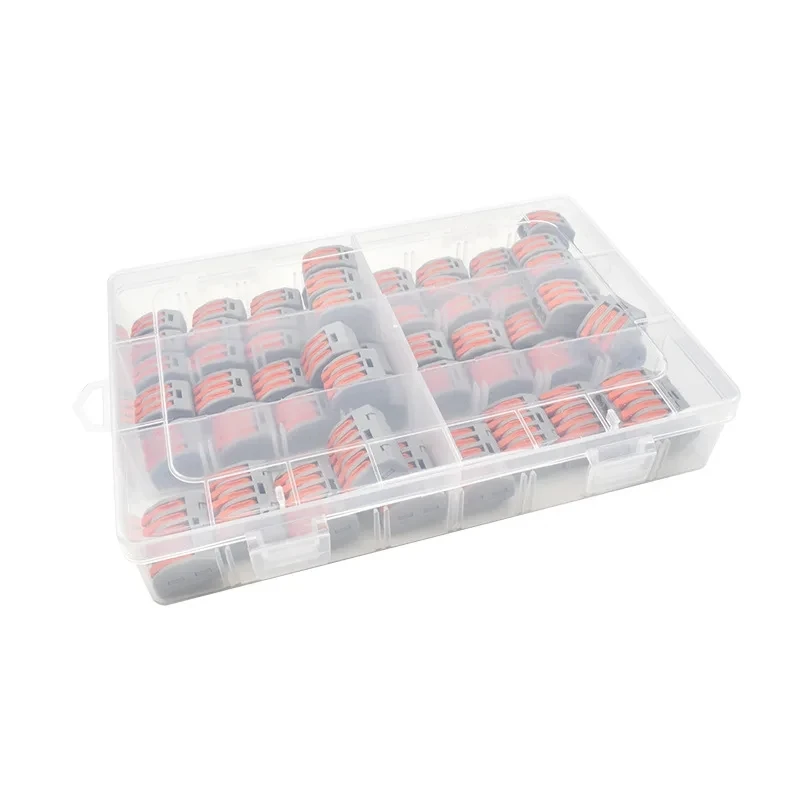 E-commerce PCT-212 213 215 60-piece combination set 60PCS boxed quick wiring terminal blocks