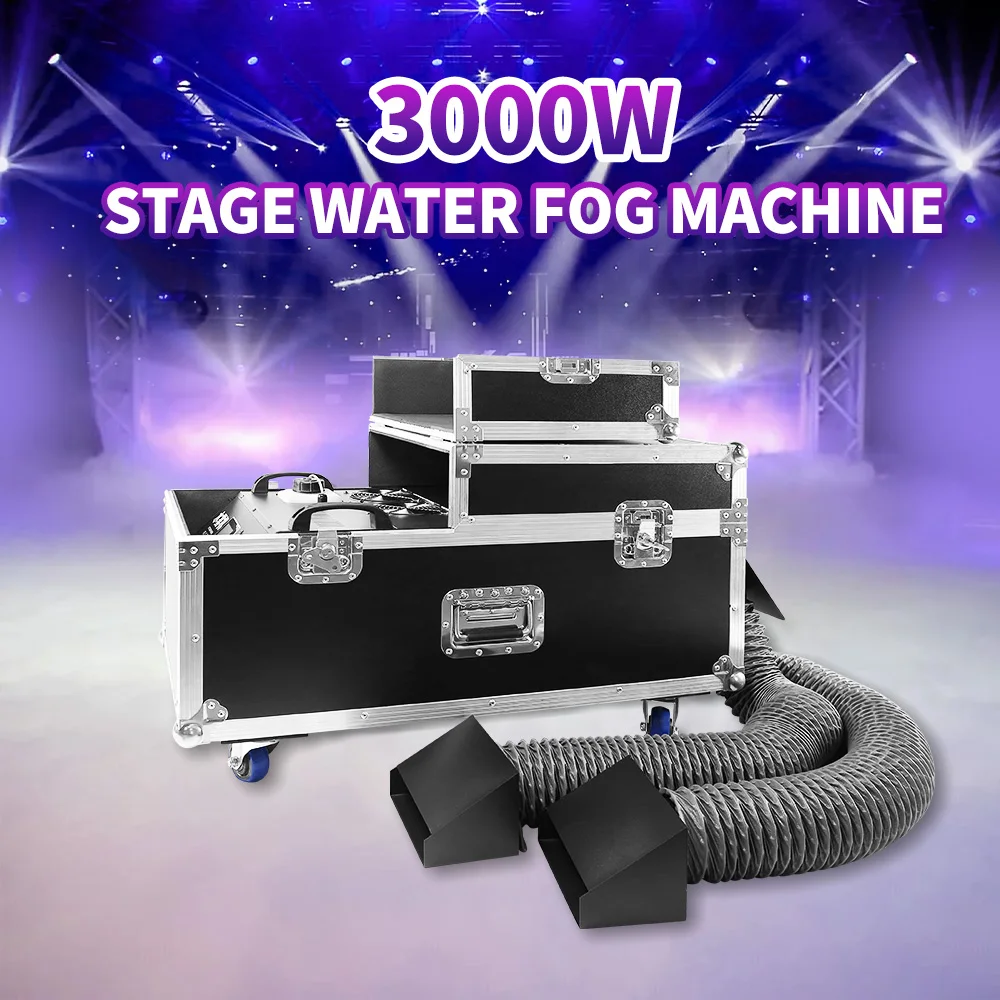 Dual output water-based low fog machine, remote control  supply smoke machine