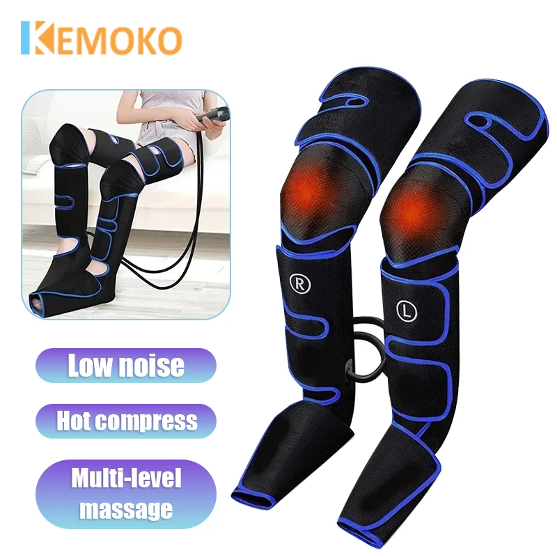 Foot Air Pressure Leg Massager Promotes Legs Blood Circulation Muscle Relaxation Lymphatic Drainage Body Massage Foot Massager