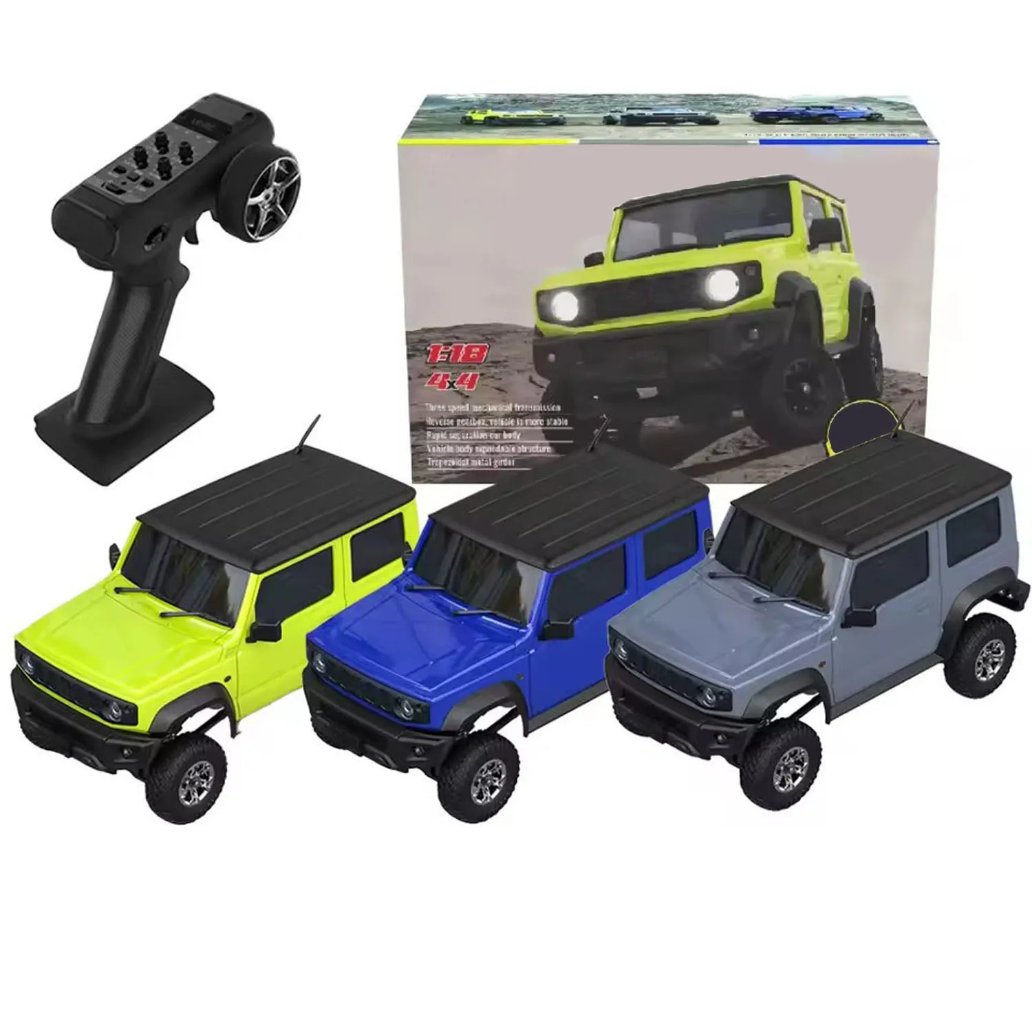 

1/18 UdiRC UCX2402 4x4 RC Rock Crawler Off Road Vehicles 130 Brushed Motor RTR Battery 30A ESC Light System Outdoor Toys Model