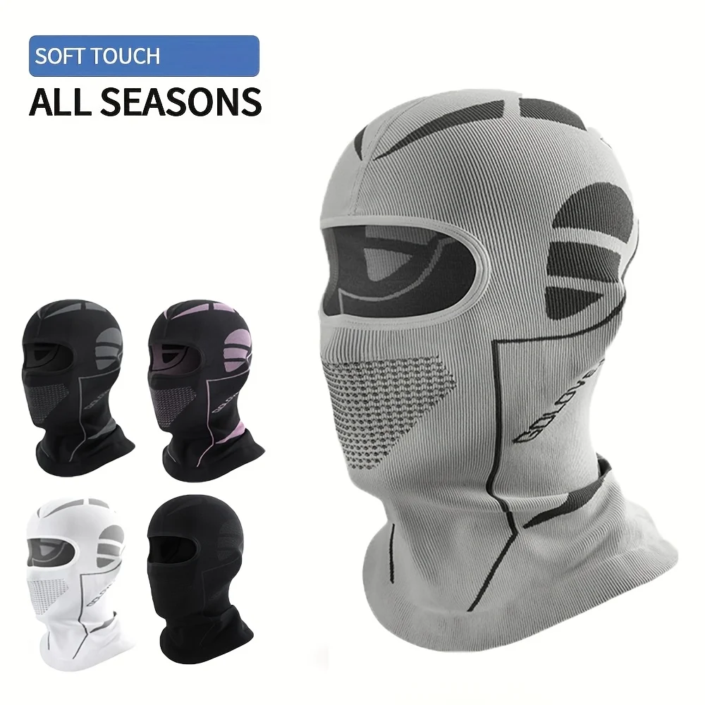 1/2/3 PCS Winter Balaclava Hat Elastic Breathable Thermal Full Face Mask Skiing Motorcycle Helmet Inner Cap Outdoor Face Cover