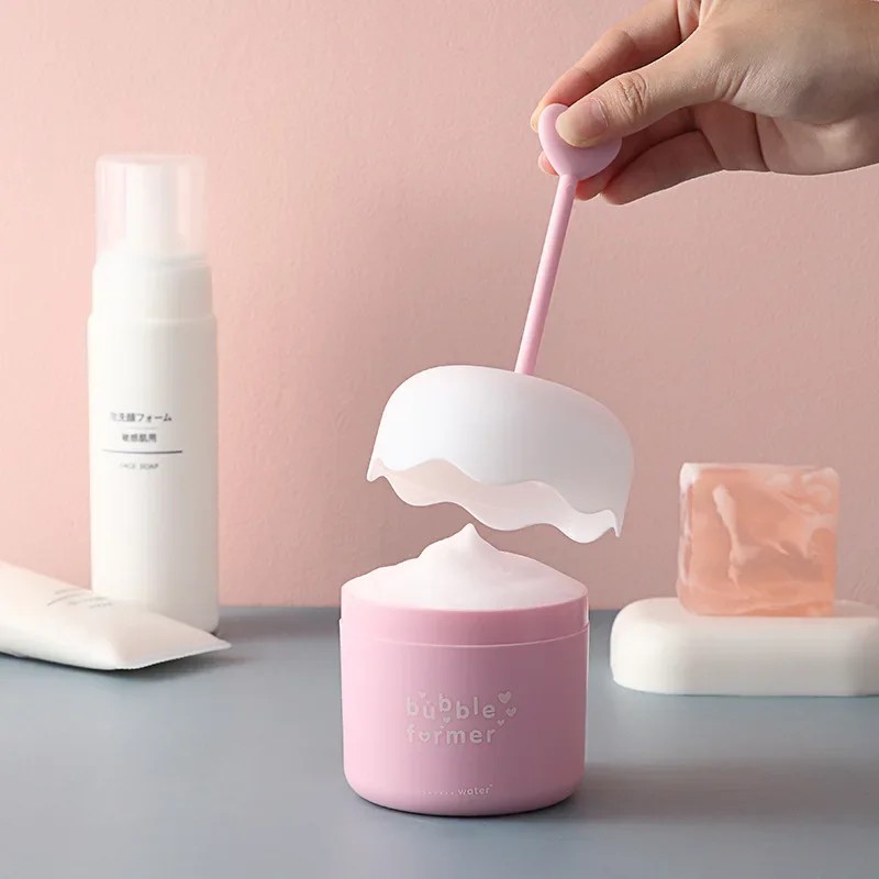โฟม Maker Bubble Skin Care Beauty ทําความสะอาดใบหน้าโฟมอุปกรณ์ถ้วยขวด Cleanser แต่งหน้า Remover เครื่องมือ