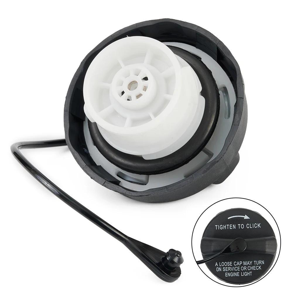 Fuel Cap with Tether 52030387AB Compatible Replacement Gas Cap For For Jeep For Wrangler JK TJ 2003 2018 Models