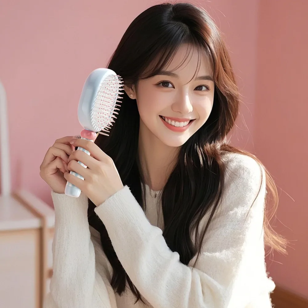 

Anti Static Air Bag Hair Comb Scalp Massage Hairdressing Massage Comb Hair Styling Tool Pink Scalp Massage Hair Brush Hair Salon