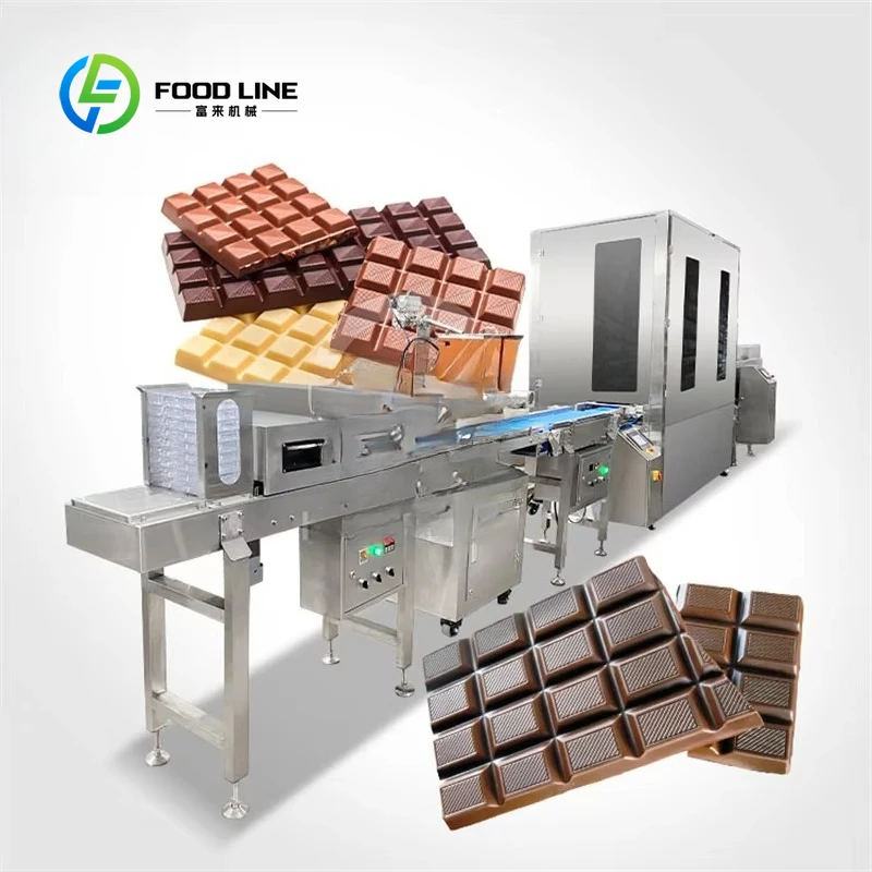 Customized size Automatic Cocoa Chocolate Manufacturing Machine Chocolate Molding Line