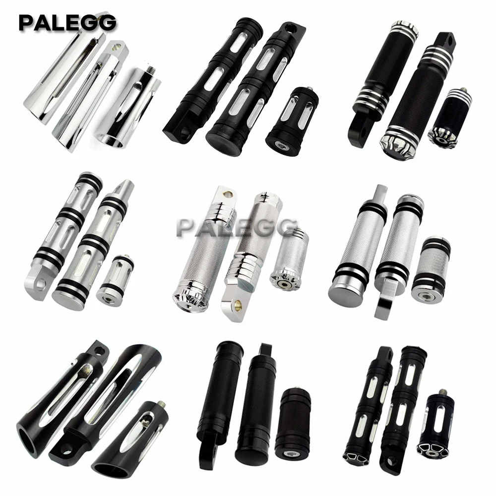 Fußrasten Motorrad Fuß stütze Ausrüstung Schalthebel Nagel Kit für Harley Sportster XL Dyna Softail Fat Boy Breakout Touring Road King