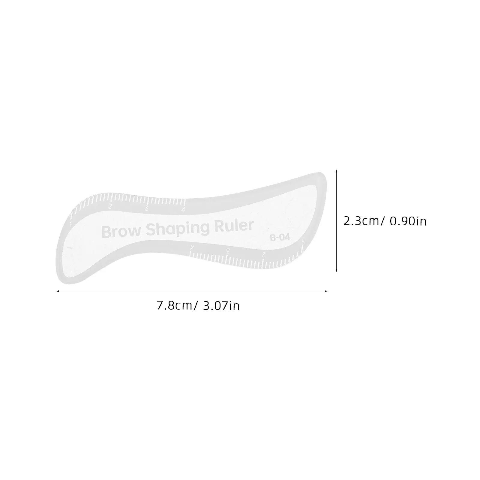 Eyebrow Shape Stencil Template Reusable Handheld Brow Shaping Tool Precise Eyebrow Ruler for Waxing Makeup Quick Drawing Guide
