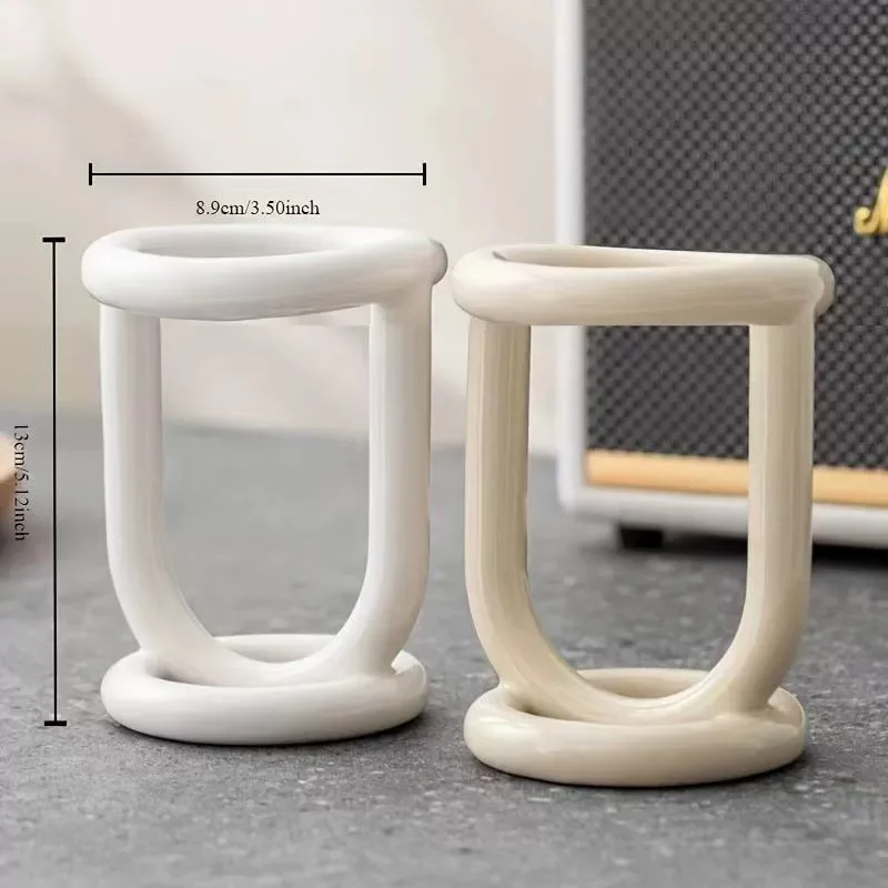 Ceramic Toothbrush Holder Bathroom Shelving Toothpaste Holder Storage Racks Bathroom Products Desktop Shelf Storage Holder