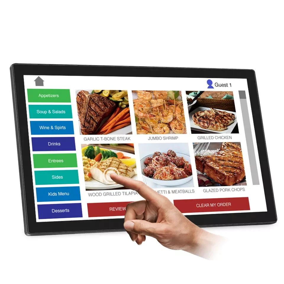 

WF2138T настенное крепление Digital Signage ультратонкий Android 11 2 + 16 ГБ меню планшета умный ЖК-дисплей для рекламного дисплея