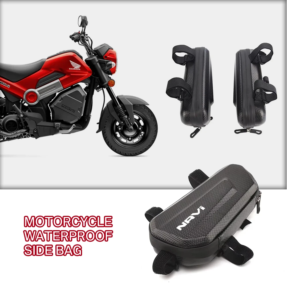 Dustproof Hard Shell Easy To Clean Motorcycle Triangle Side Bag For HONDA DREAMWING Navi 110 Navi110 Navi 110 Hornet GROM