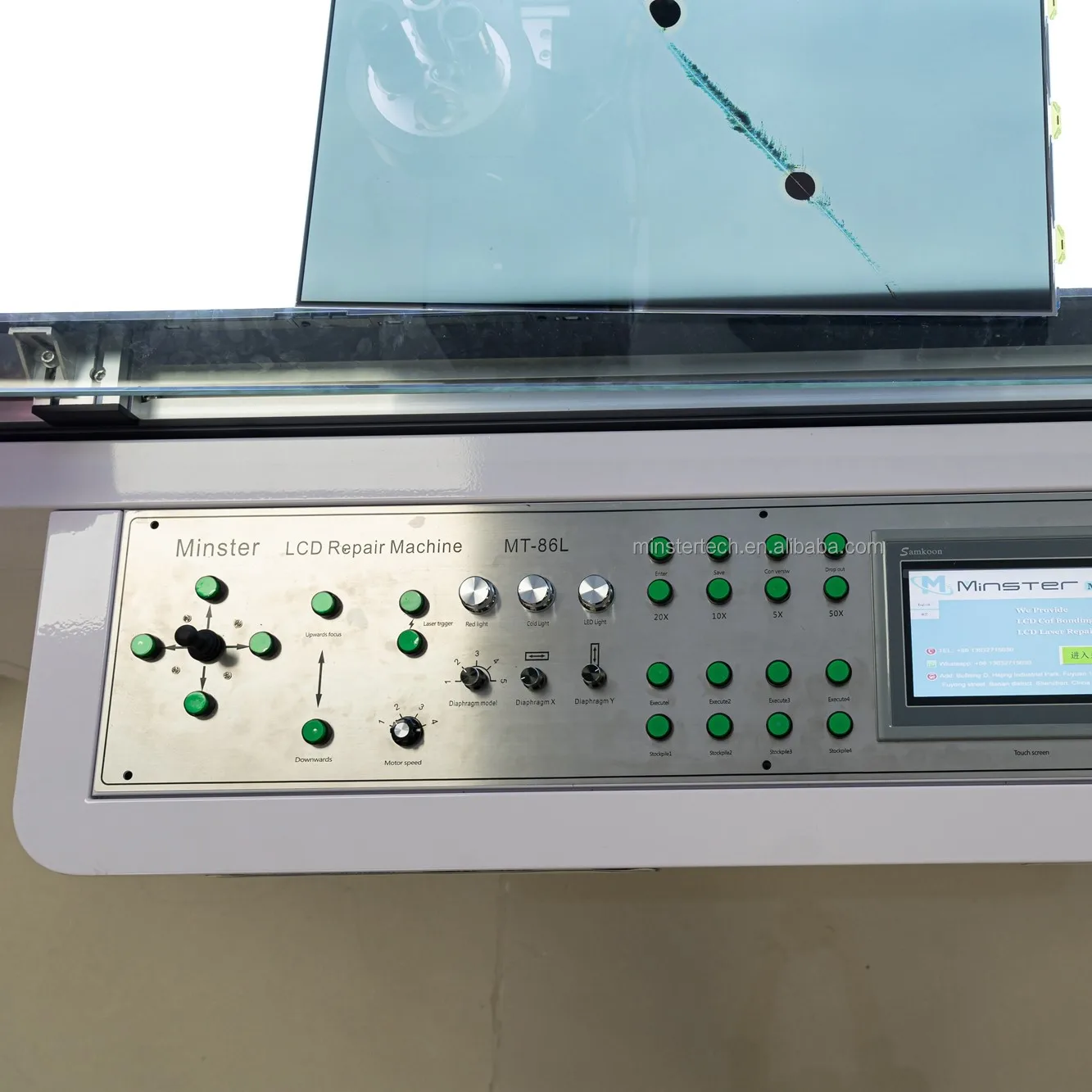 TV Laser Repair Machine Lcd Panel Screen Open Cell ITO Line Bright Dot Fixing Device MT-86L Minster