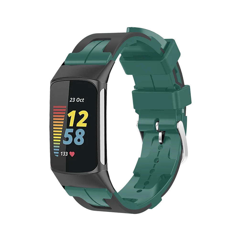 

Braided Silicone Watch Strap For Fitbit Charge 3 4 5 Bracelet Quick Release Adjustable Sport Smart Wristband Watch Accessories