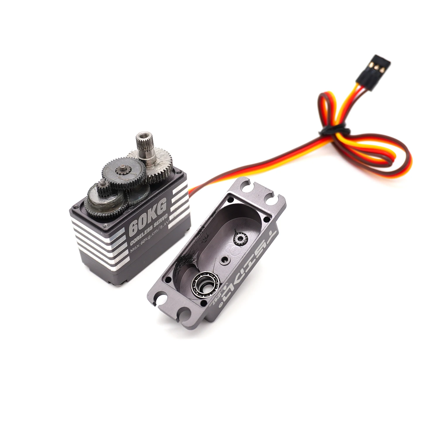 YSIDO SD60MG 60KG デジタルサーボ 8.4V メタルギア 180 °   1/8 1/10 バハ RC クローラーカーロボットアクセサリー用 IP67 防水