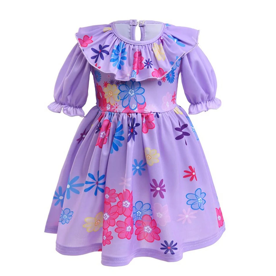 topshop white embroidered dress Mirabel Encanto Costume | Dress for Kids main image 1