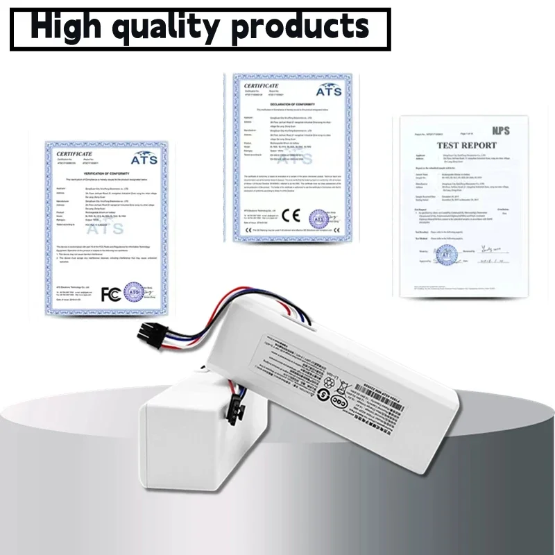 

14.4V 12800mah P1904-4S1P-MM Battery For Xiaomi Mijia 1C STYTJ01ZHM Robot Vacuum Mop Cleaner Accessories battery