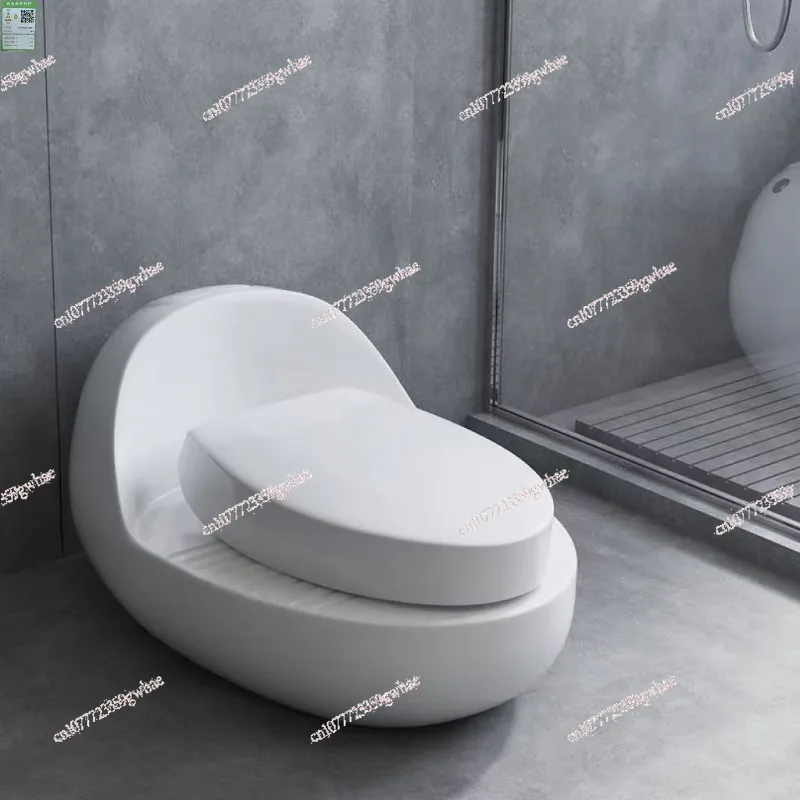 Squatting dual-purpose toilet integrated household toilet straight flush deodorant and non-slip
