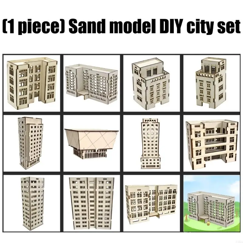   Garden Landscape Ornament Assembling Model Wooden Apartment Outland Model