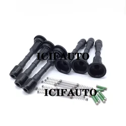 6 x Ignition Coil Repair Rubber Set With Spring for 07-12 Infiniti Nissan V6 3.5L OE# 22448-JA10C, 22448-JA11C, 22448-JA10A