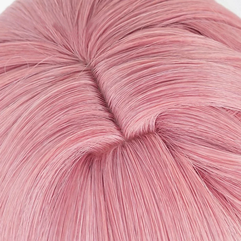 RANYU Honkai Star Rail Asta Wigs Synthetic Long Straight Pink Game Cosplay Hair Heat Resistant Wig For Party