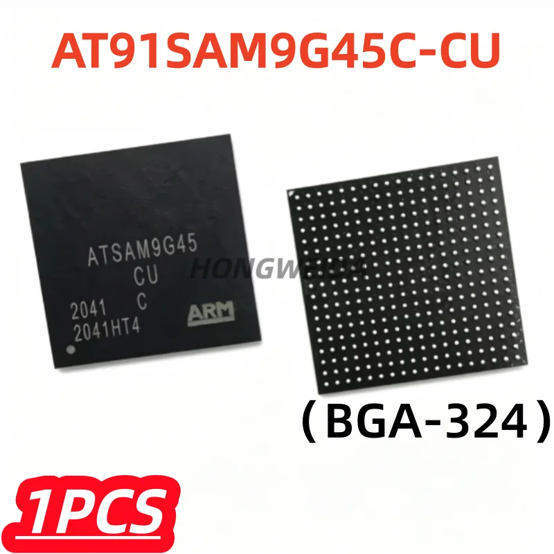 1Pcs/lot 100% New AT91SAM9G45C-CU ATSAM9G45 CU BGA-324 Microcontroller chip IC