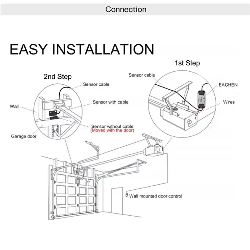B29C-4X Ewelink Wifi Smart Garage Door Opener Switch Garage Door Controller APP Remote Control No Hub Require