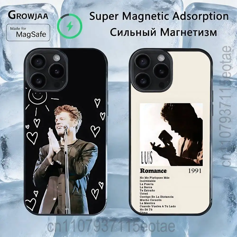 

Luis M-Miguel 20 ANos Romance For IPhone 17,16,15,14,13,12,11,Pro,Max,Plus,Mini,SE4,E Protective Magnetic Case Cover