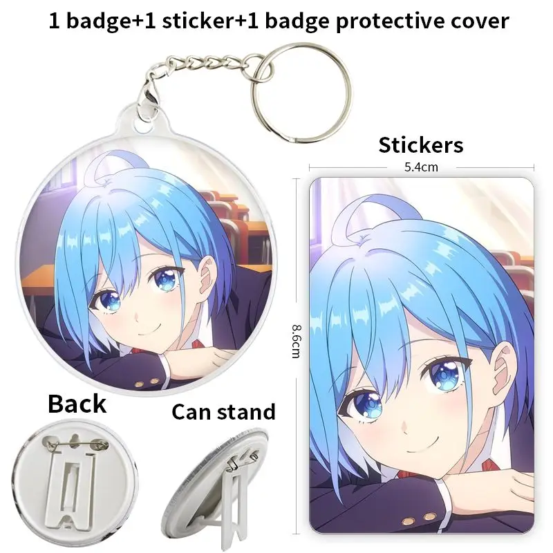 Inuzuka Himari Rion Enomoto Game Anime Character Badge Brooch anchor Peripherals Pin Children's gift CommemorativeFashion