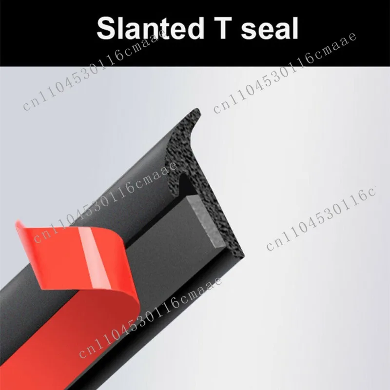 

Brand New 2M T-shaped Door Rubber Sealing Strip, Suitable for Sealing The Lip Side of Car Edge Decoration Bumper