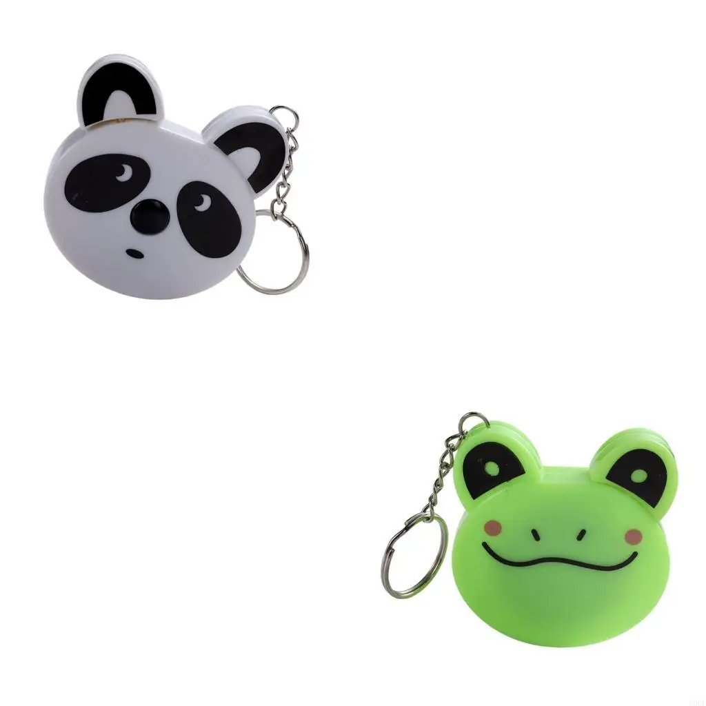 

Easy Carry Keychain Tape Measure 1.5m Practical ABS PVC Cartoon Animal Pattern