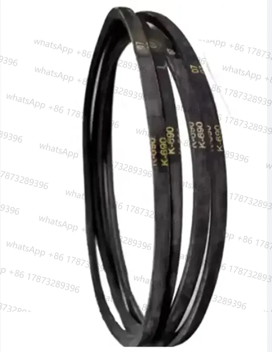 2Pcs K-660 K-478 K-690 K-26 K-19 K-462 K-630 V belt Triangle belt Driving belt