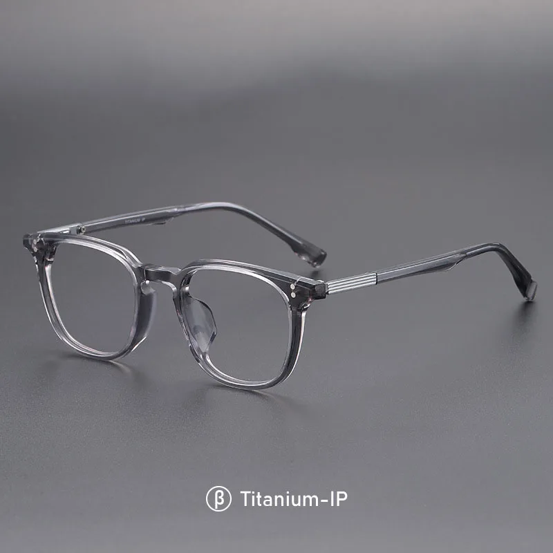 Kuga moda acetato quadro óculos de prescrição visão progressiva correta miopia óculos para homem mulher anti-reflexo uv