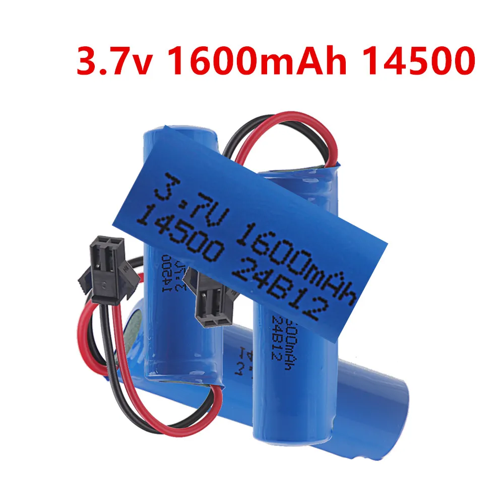 3.7V 1600mAh AA battery 14500 rechargeable battery suitable for remote control toy helicopter car train motorcycle 3.7v battery