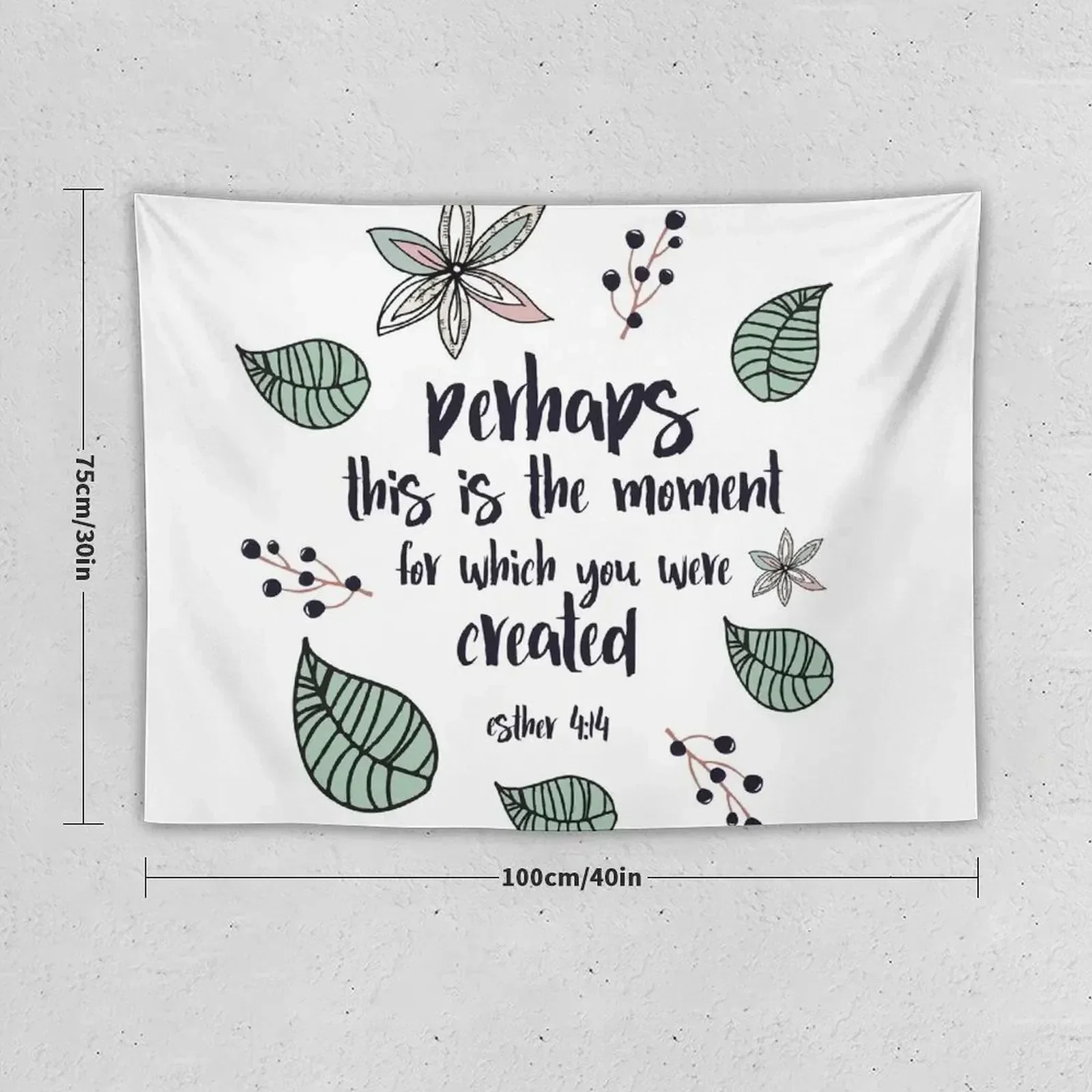 Christian Quote Esther 4:14 Tapestry Bedroom Decorations Room Decor Cute Tapestry