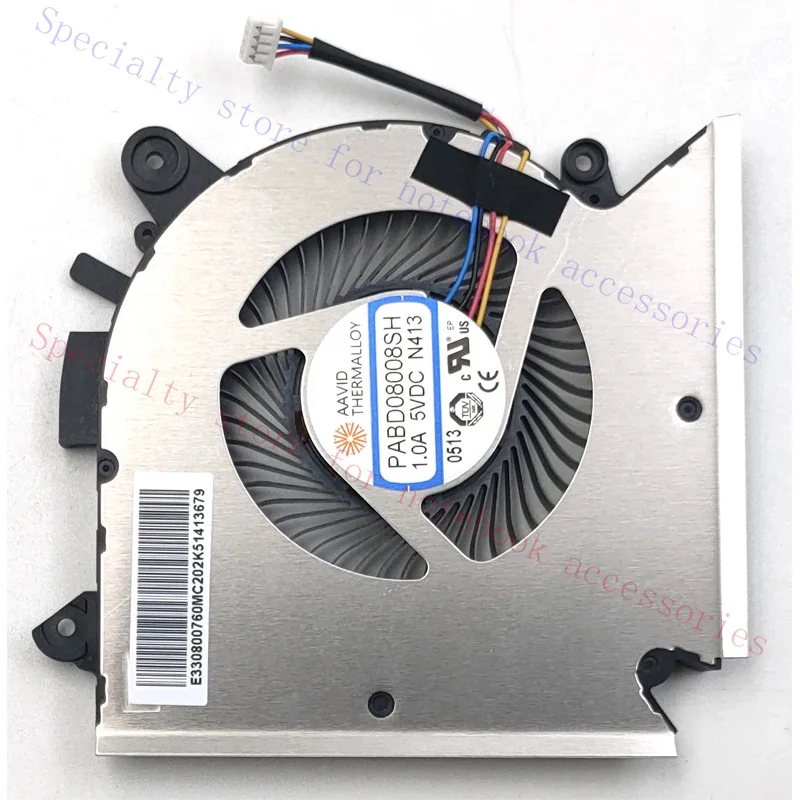New For MSI GF65 GF65 Thin 10SD 10SDR 10SE 10SER 9SD 9SE 9SEX 9SEXR Series Laptop GPU Cooling Fan PABD08008SH-N413