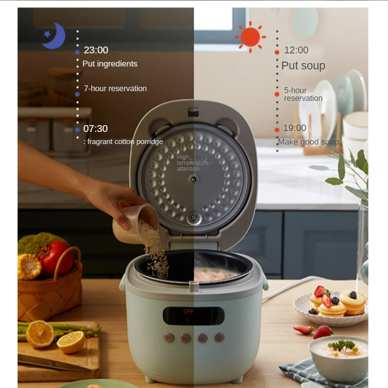 Rice cooker household smart mini rice  2L reservation multi-function automatic 1-2-3 people small