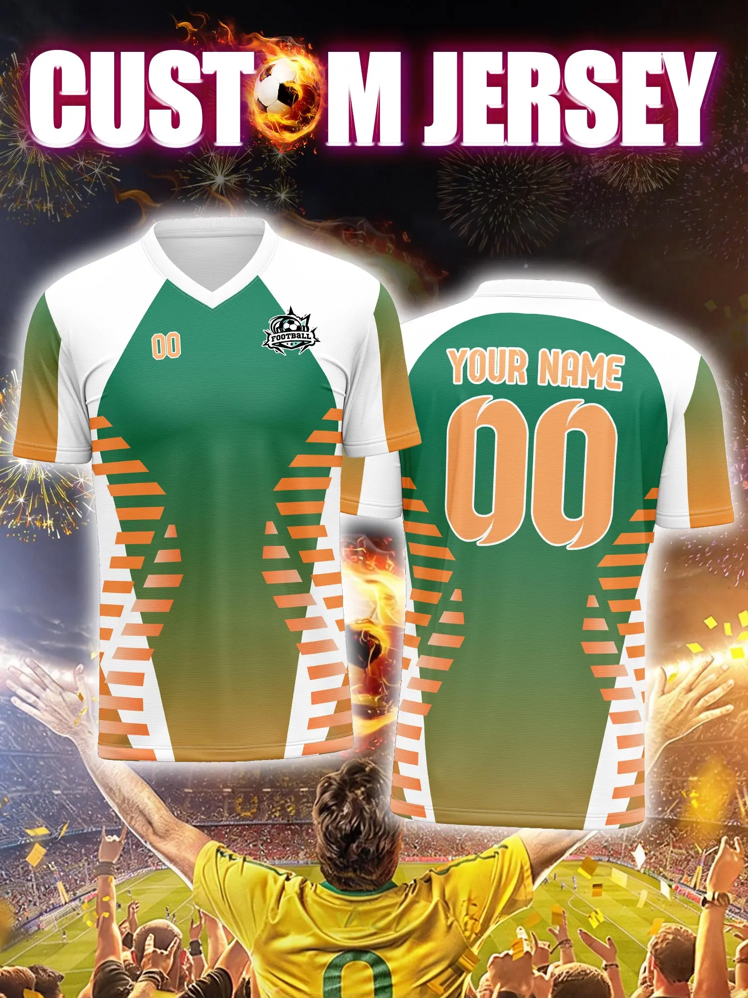 

Футбольная форма на заказ с индивидуальным изображением, номером и именем, эксклюзивный лимитированный комплект для болельщиков