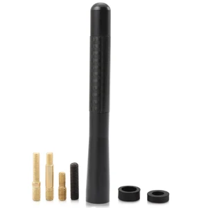 Antena de carro estilo wrc, acessórios automotivos de fibra de carbono para ford focus 2 3 4 fiesta ecosport kuge peugeot 206 207 307 308 2008 3008 8 principais vendas acessorios do ecosport 2008 - №1